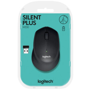 Logitech M330 Silent Plus Wireless Mouse Black