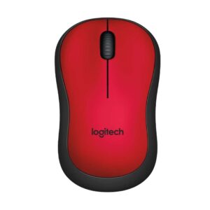 Logitech M221 Silent Wireless Mouse Red