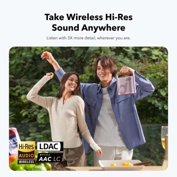 Anker Soundcore Motion X500 Surround Sound Bluetooth Speaker Glitzy Blue