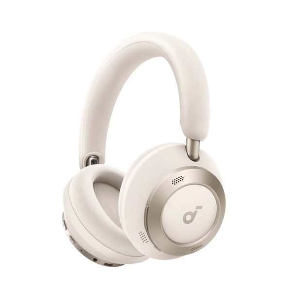 Anker Space One Pro Foldable Over-Ear Headphones (Cream White)