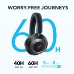 Anker Space One Pro Foldable Over-Ear Headphones (Jet Black)