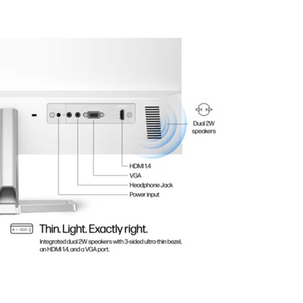 HP 524SA 23.8 Inch Monitor