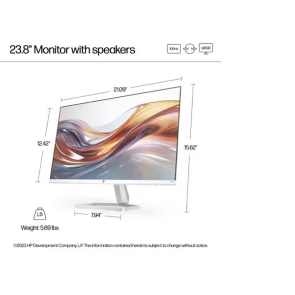 HP 524SA 23.8 Inch Monitor