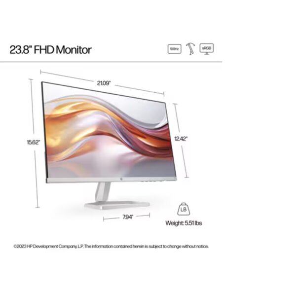 HP 524SF 23.8 Inch Monitor