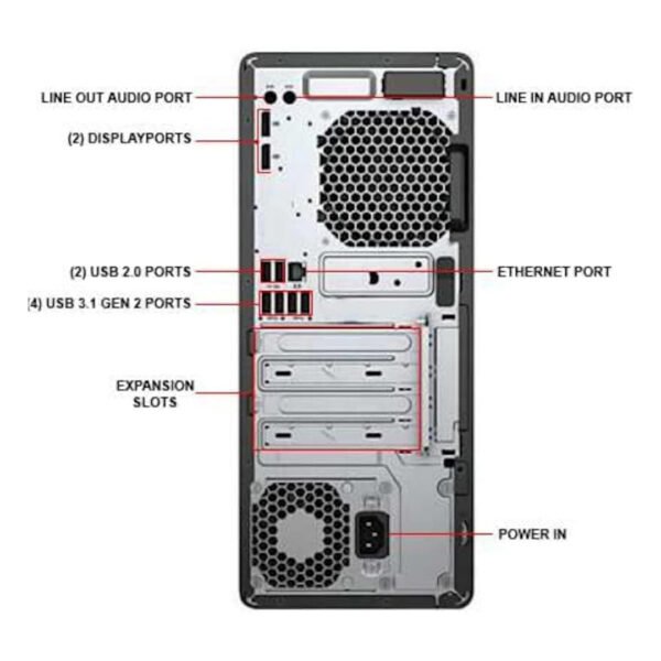 Hp EliteDesk 800 G4 Tower Core i7 8th Gen 8gb RAM 500gb HDD Windows 11