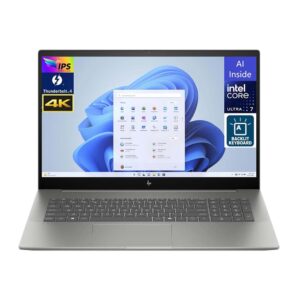 Hp Envy 17 core i7 12th Gen 16gb RAM 512gb SSD 17.3inch 4K display Silver
