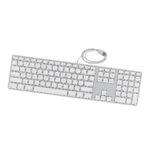 Apple Wired Keyboard A1234 with Numeric Keypad MB110LLA  Aluminum