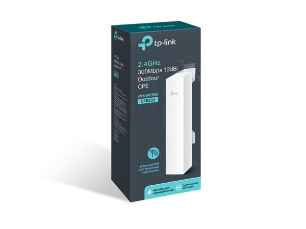 Tp-Link CPE220 2.4GHz 300Mbps 12dBi Outdoor CPE
