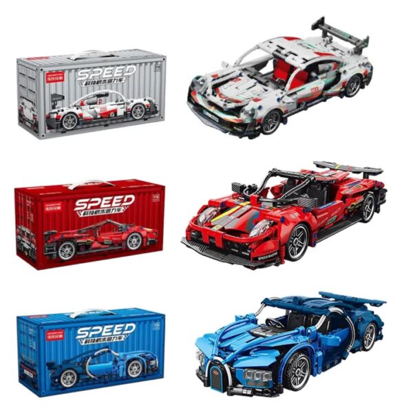Lego Style Technic RC Super Racing Car Building Blocks