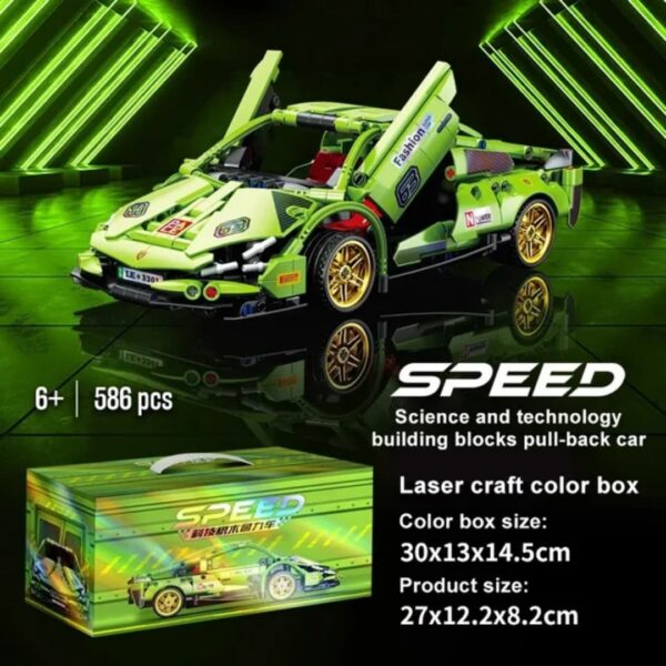 Lego Style Technic RC Super Racing Car Building Blocks