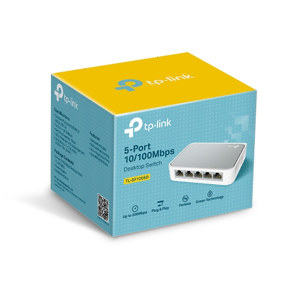 Tp-Link TL-SF1005D 5-Port 10100Mbps Desktop Switch