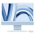 Apple iMac M3 Chip 24 Inch Retina Display 4500 8gb RAM 256gb SSD MacOS Sonoma 14 Blue