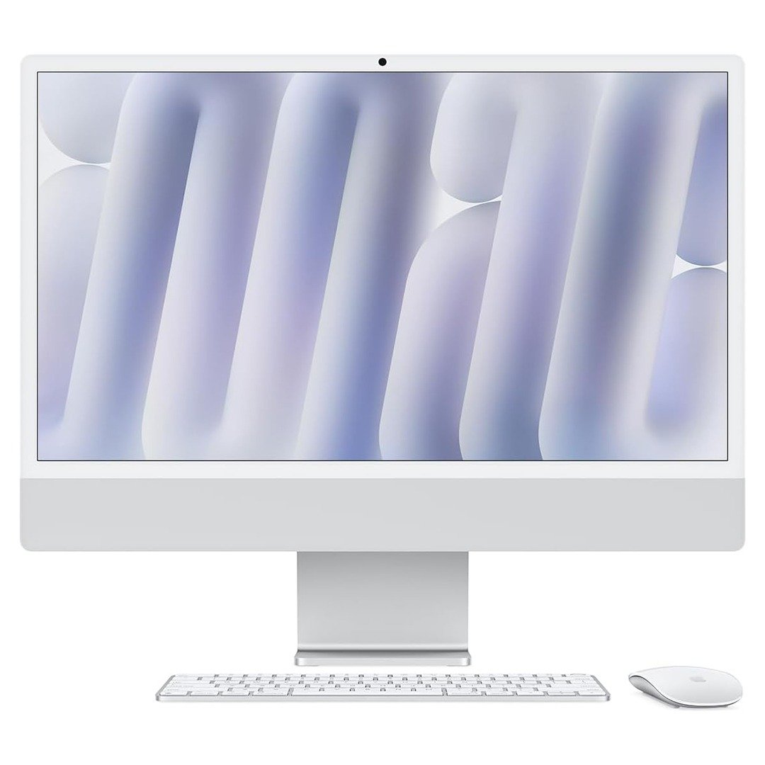 Apple iMac M4 Chip 24 Inch Retina Display 4500 16gb RAM 512gb SSD MacOS Sonoma 14 Silver