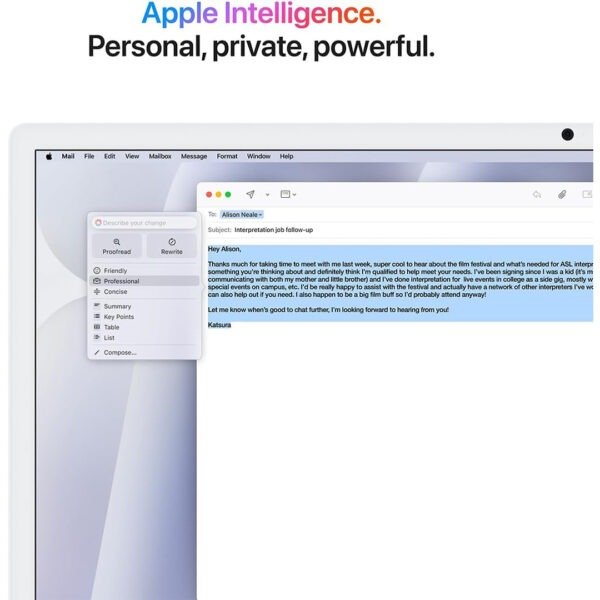 Apple iMac M4 Chip 24 Inch Retina Display 4500 16gb RAM 512gb SSD MacOS Sonoma 14 Silver