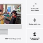 Apple iMac M4 Chip 24 Inch Retina Display 4500 16gb RAM 512gb SSD MacOS Sonoma 14 Silver