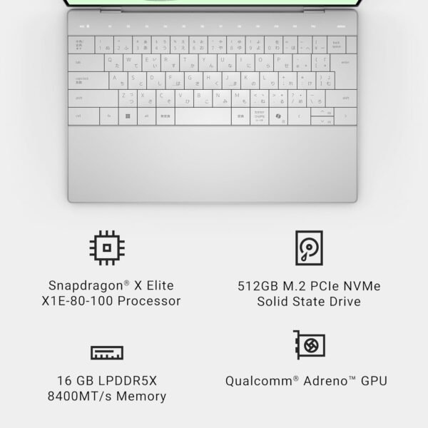 Dell XPS 13 9345 Snapdrgon X Elite 16gb RAM 512gb SSD 13.4” 3k OLED Touchscreen