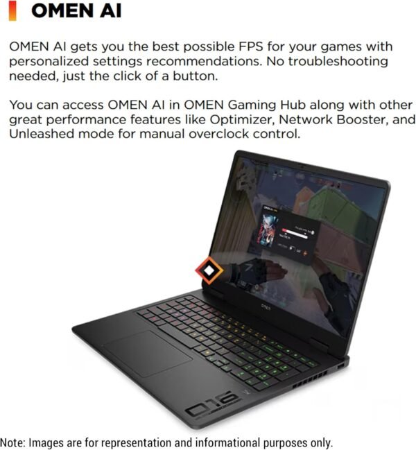 HP Omen Gaming Laptop 16 am0003tx Core i9 14900HX 32gb RAM 1Tb SSD 8gb NVIDIA RTX 5060