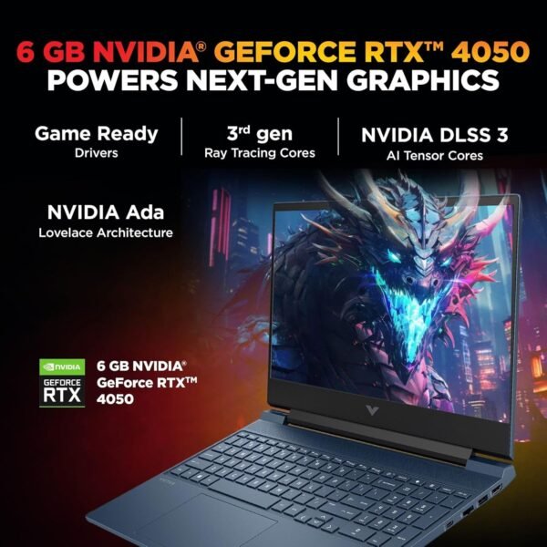 HP Victus 15 Ryzen 7 7445HS 16gb RAM 512gb SSD 6gb NVIDIA RTX 4050