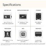 Microsoft surface pro 12 CoPilot Snapdragon X Plus 16gb RAM 256gb SSD