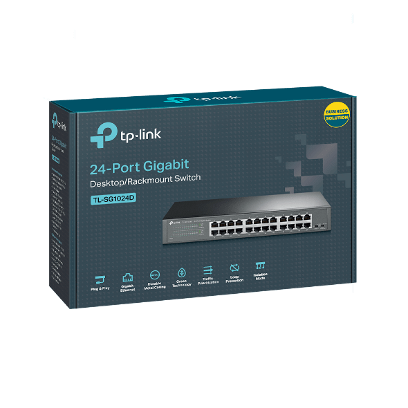 TL SG1024D TpLink 24 Port Gigabit Desktop Switch