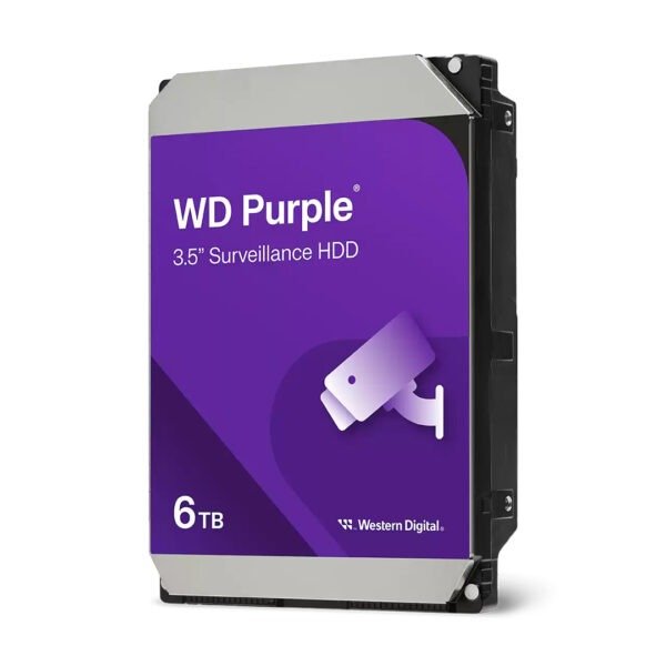 6TB WD Purple Surveillance Hard Drive 3.5 Inch