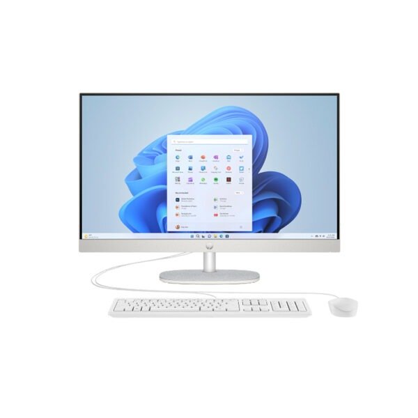 HP 27 Inch AIO 27-CR0156NH PC Core i7-1355 8gb RAM 512gb SSD DOS White