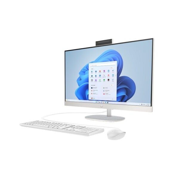 HP 27 Inch AIO 27-CR0156NH PC Core i7-1355 8gb RAM 512gb SSD DOS White