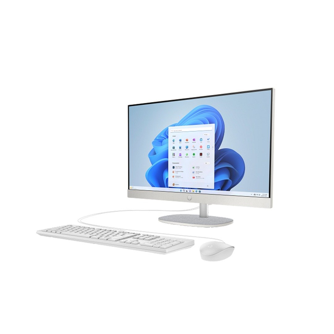 HP AIO 24-CR0307NH Core i5-1334U 8gb RAM 512gb SSD DOS 23.8" Inch Non-Touch Shell White