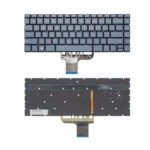 Keyboard hp 13ap silver backlight