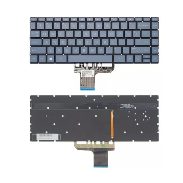 Keyboard hp 13ap silver backlight