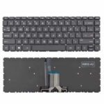 Keyboard hp 14-cd backlight black
