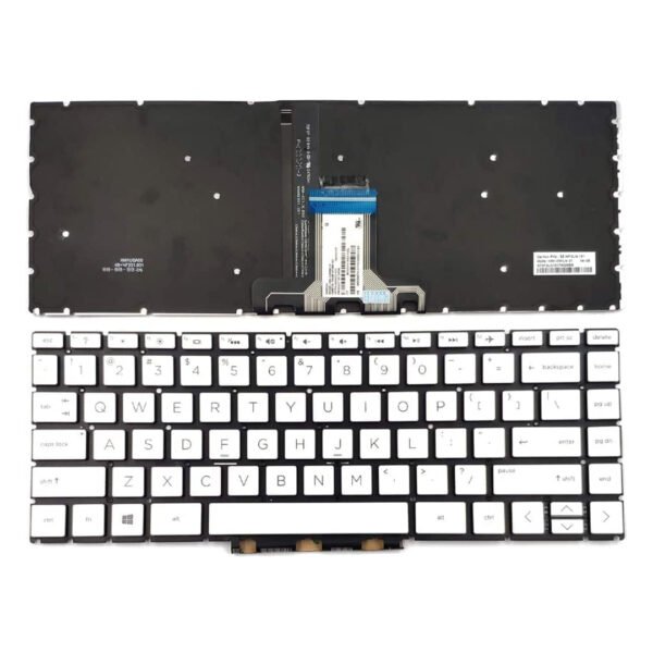 Keyboard hp 14-cd backlight silver