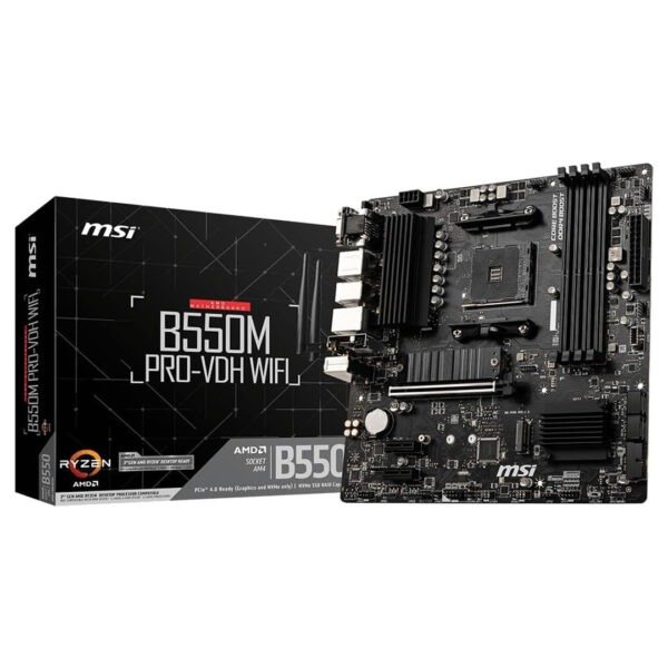 MSI B550M PRO-VDH WiFi ProSeries Motherboard AMD