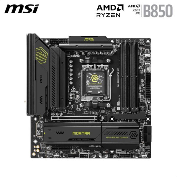 MSI MAG B850M MORTAR WIFI Motherboard - AMD, DDR5