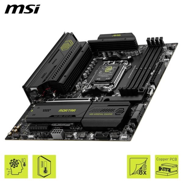 MSI MAG B850M MORTAR WIFI Motherboard - AMD, DDR5