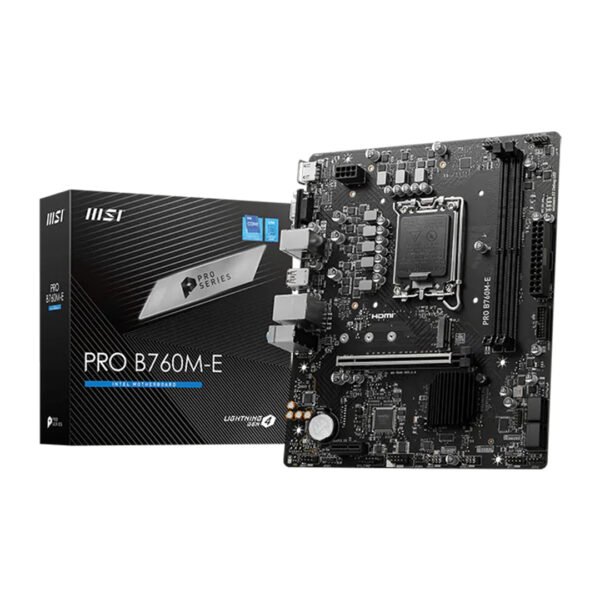 MSI PRO B760M-E DDR5 Desktop Gaming Motherboard