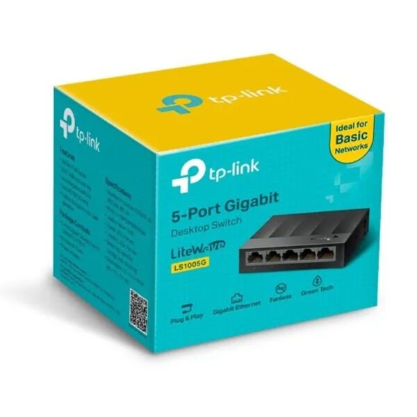 TP-LINK 5-Port 10/100/1000MBS GIGABIT Desktop Switch TL-LS1005G