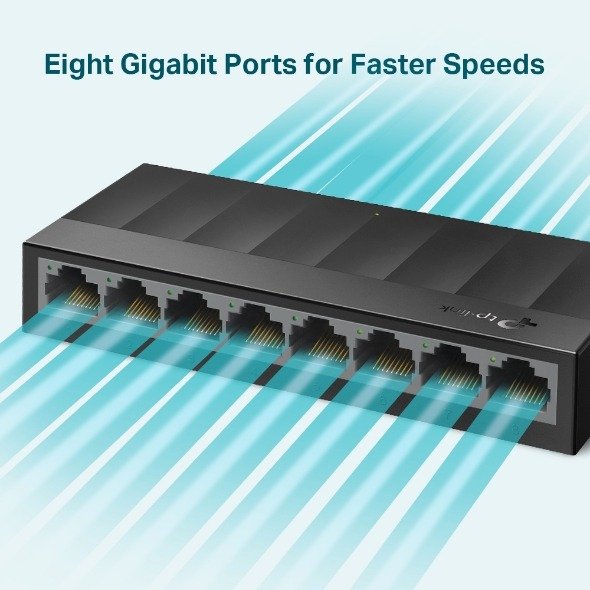 TP-LINK 8-PORT GIGABIT Desktop Switch LS1008G