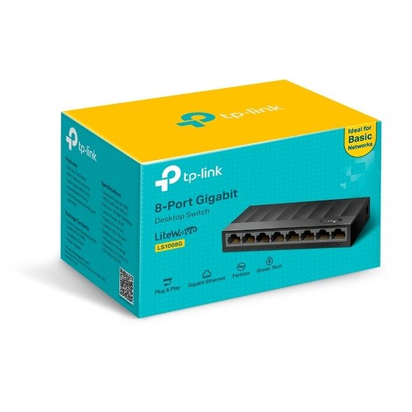 TP-LINK 8-PORT GIGABIT Desktop Switch LS1008G