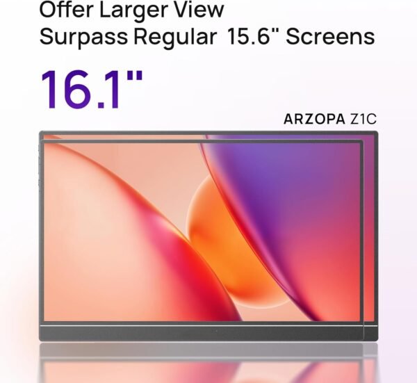 ARZOPA Z1C Europe-A 16.1Inch 72% Color Gamut 144Hz