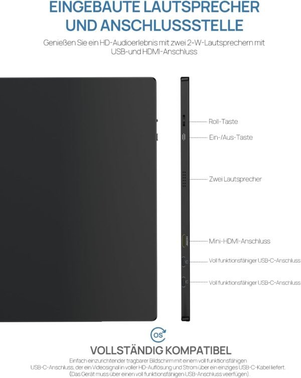 ARZOPA Z1FC Europe-A 16.1Inch 72% Color Gamut 144Hz
