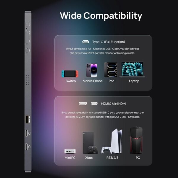 ARZOPA Z3FC Europe-A 16.1Inch 2.5K Display 180Hz