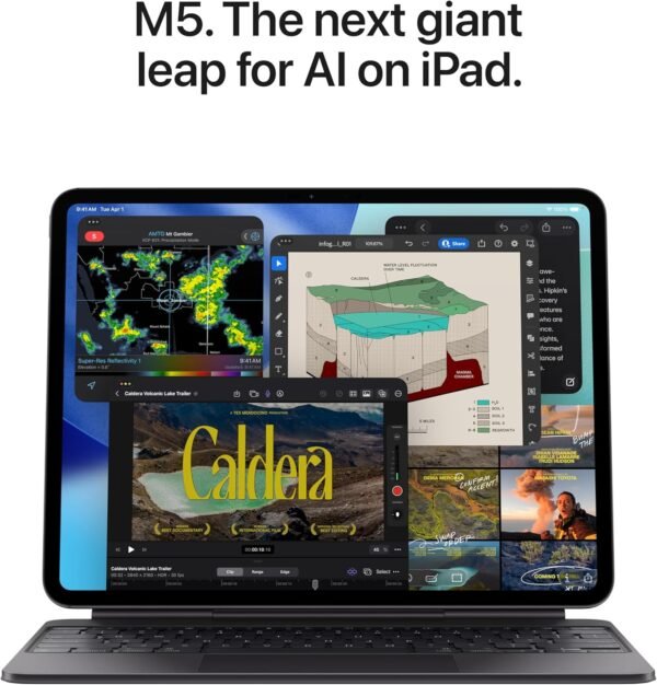 Apple iPad Pro 13 M5 Chip 12gb RAM 256gb 13 Inch OLED WIFI + SIM, Space black, Late 2025