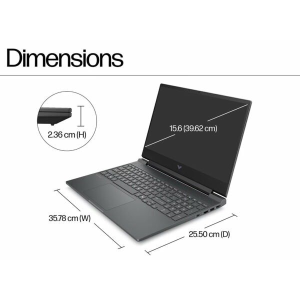 HP Victus 15-FA2309TX Core i7-13620H 13th Gen 24gb RAM 1Tb SSD 15.6Inch 144Hz 8gb NVIDIA RTX 5050 Moonstone Grey