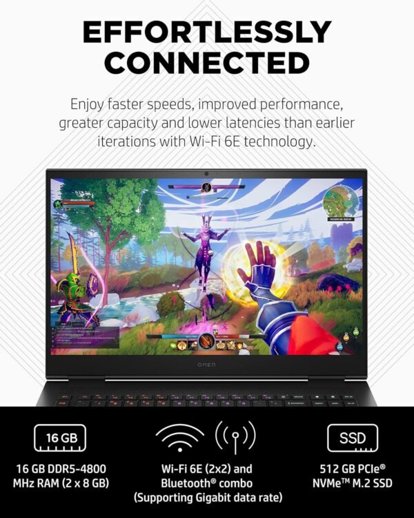 HP OMEN 17 Core i7-12700H 12th Gen 16gb RAM 512gb SSD 6gb NVIDIA GeForce RTX 3060