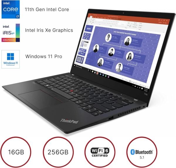 Lenovo ThinkPad T14S Gen 2 Intel Core i7 11th Gen 16gb RAM 256gb SSD 14inch Display