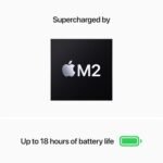 MacBook Air M2 Chip 8gb RAM 512gb SSD, MacOS Monterey 12, 15.3 Inch, Space Grey