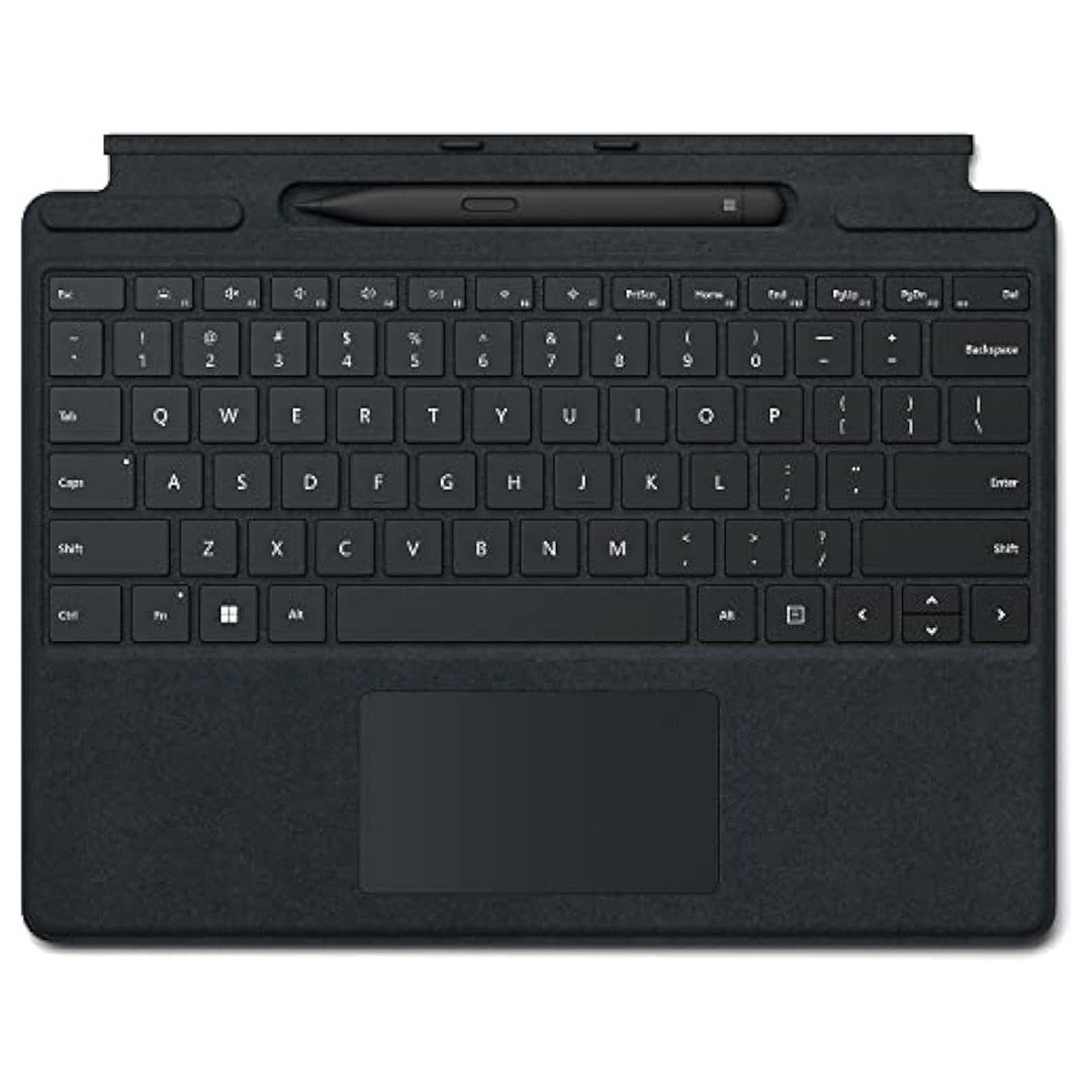 Microsoft Surface Pro keyboard 8/9/X/XI 11th edition with pen, Backlit, Black