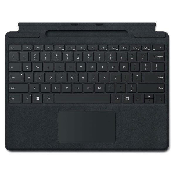 Microsoft Surface Pro keyboard 8/9/X/XI 11th edition with pen Holder, Backlit, Black