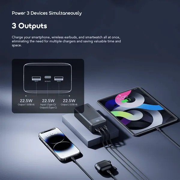 Oraimo PowerNova Q31 OPB-7300Q 22.5W 30000mAh Power Bank